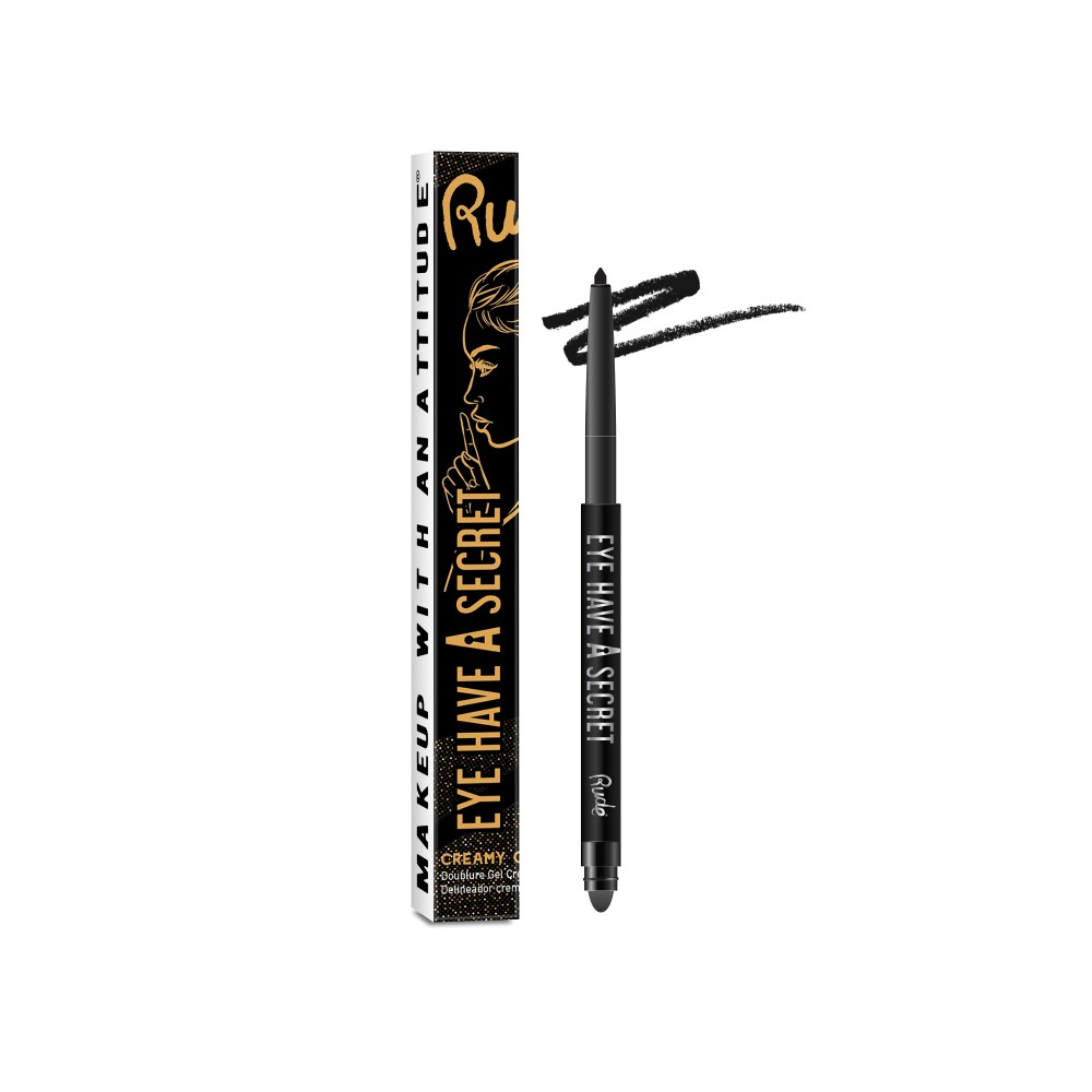 RUDE Eye Have A Secret Creamy Gel Liner - BLACK