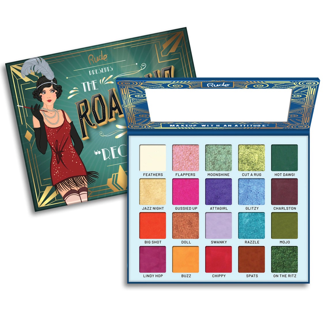 RUDE The Roaring 20's Eyeshadow Palette - Reckless