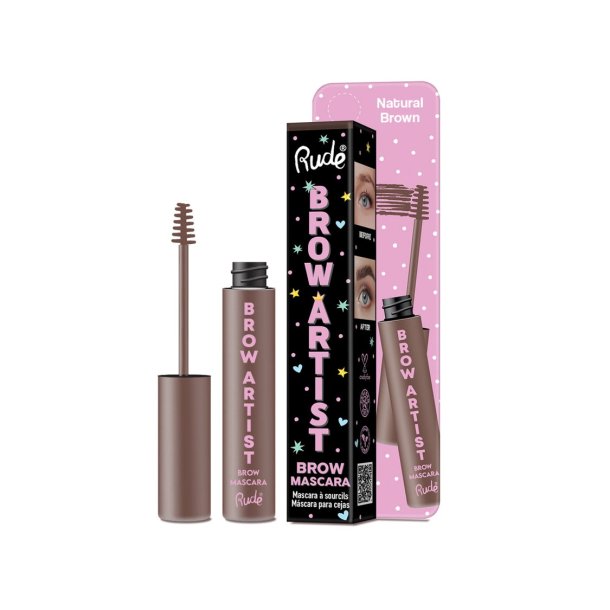 RUDE Brow Artist Brow Mascara - Natural Brown