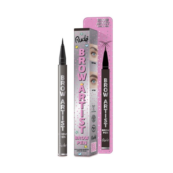 RUDE Brow Artist Brow Pen - Black Brown