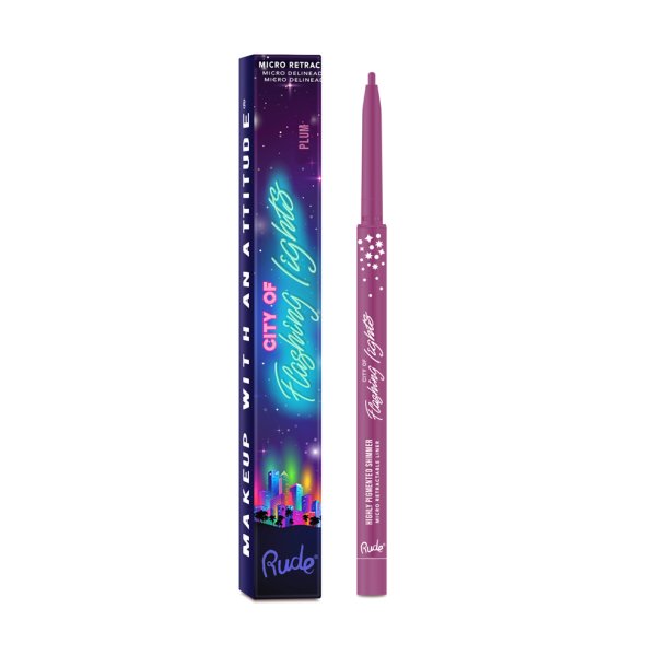 RUDE City of Flashing Lights Liner - Plum