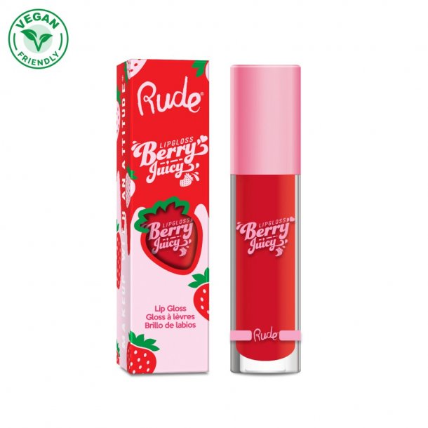 RUDE Berry Juicy Lip Gloss - Code Red