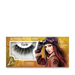 RUDE Luxe 3D Lashes - Premium Faux Mink - Courage