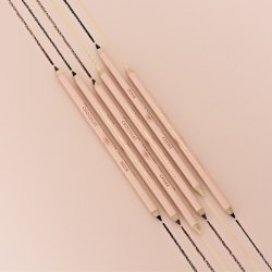 Bellamianta Deuxline 2 in 1 Eyeliner Pencil - Cream and Black