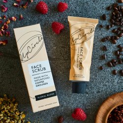 UpCircle Coffee Face Scrub - Floral Blend 100 ml tube - sart hud