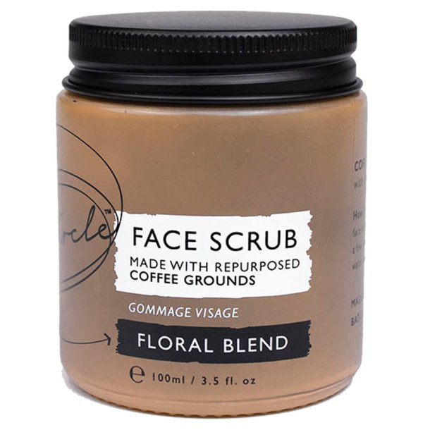 UpCircle Coffee Face Scrub - Floral Blend 100 ml - sart hud