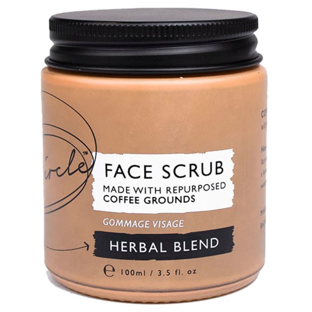 UpCircle Coffee Face Scrub - Herbal Blend 100 ml - komb./fedtet hud