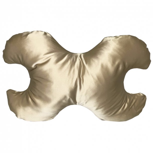 Save My Face Le Grand - stor pude med 100% silkebetræk Bronze