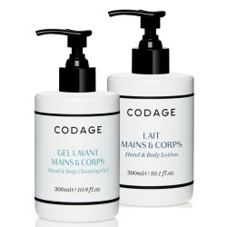 Codage Sæt Hand &amp; Body Cleansing Gel + Lotion 2x300 ml