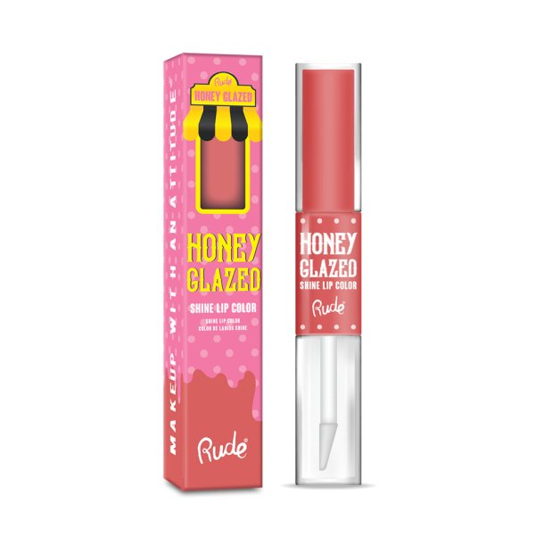 RUDE Honey Glazed Shine Lip Color - Cinnamon Twist