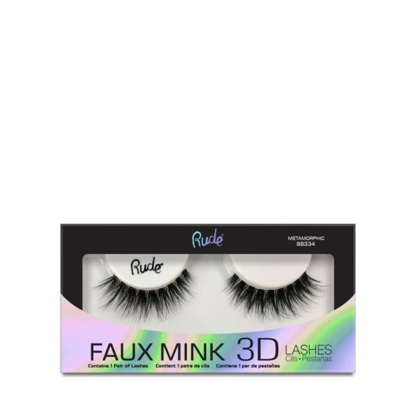 RUDE Faux Mink 3D Lashes - Metamorphic