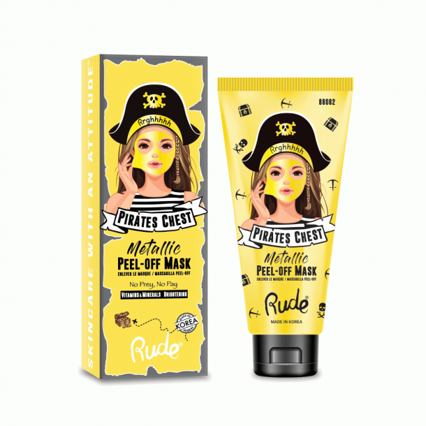 RUDE Pirates Chest Peel Off Mask - Brightening 60 ml