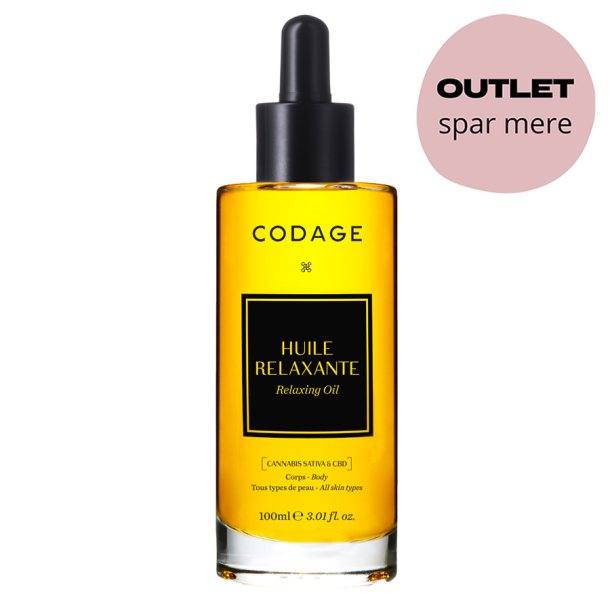 Codage Relaxing Oil med CBD 100 ml