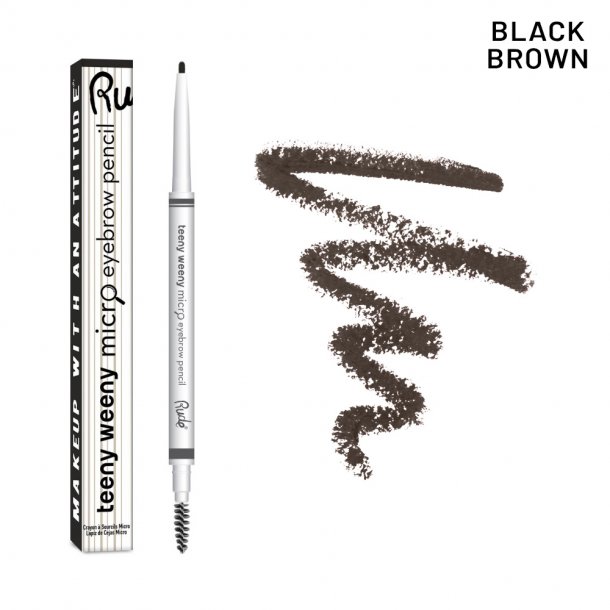RUDE Teeny Weeny Micro Eyebrow Pen - Black Brown