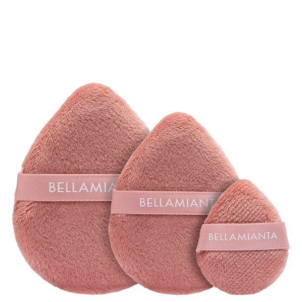 Bellamianta Velvet Powder Puffs - 3 stk