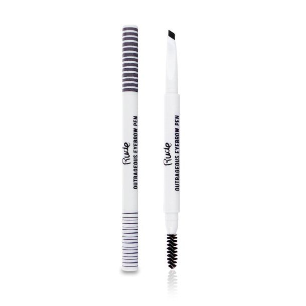 RUDE Outrageous Eyebrow Pen - Black Brown