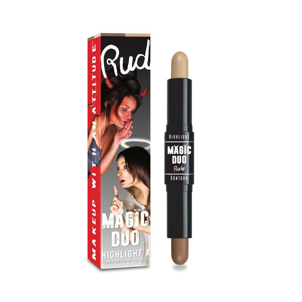 RUDE Magic Duo Highlight & Contour - Medium